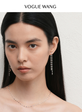 VOGUEWANGS925镀18K金锁骨链