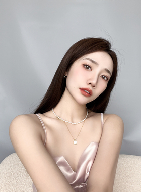 VOGUEWANG轻奢小众天然银女贝母