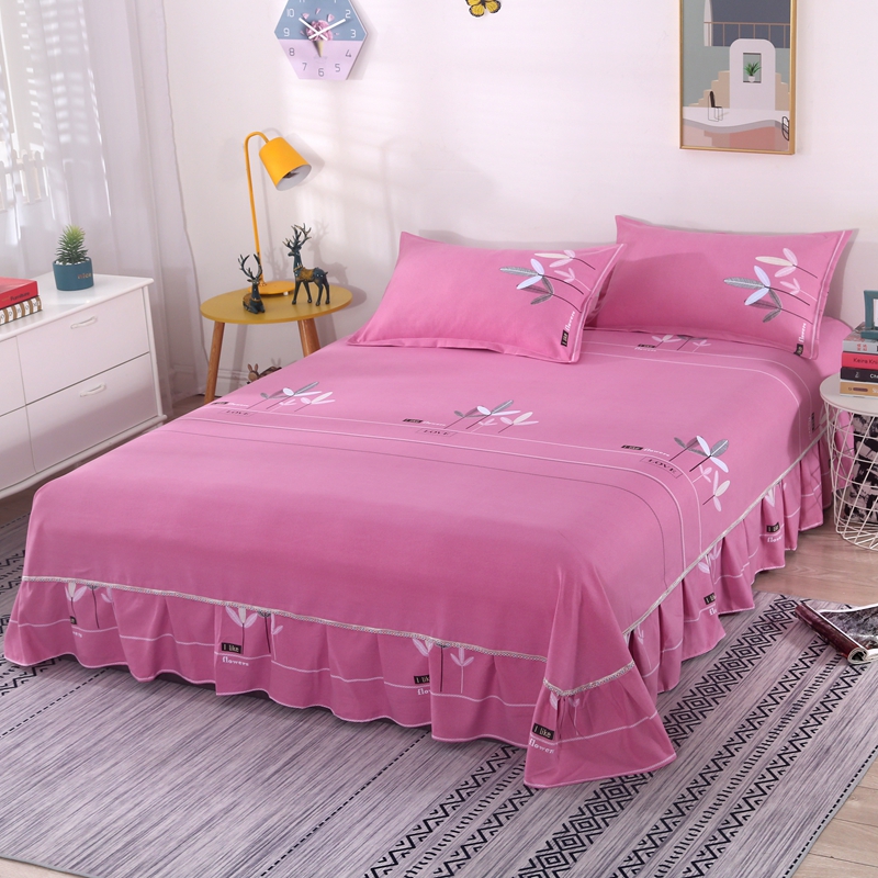 磨毛床罩床裙单件加厚水洗席梦思保护罩亲肤双人1.8米床防尘床单,淘宝优惠券,粉丝福利购,淘宝优惠卷