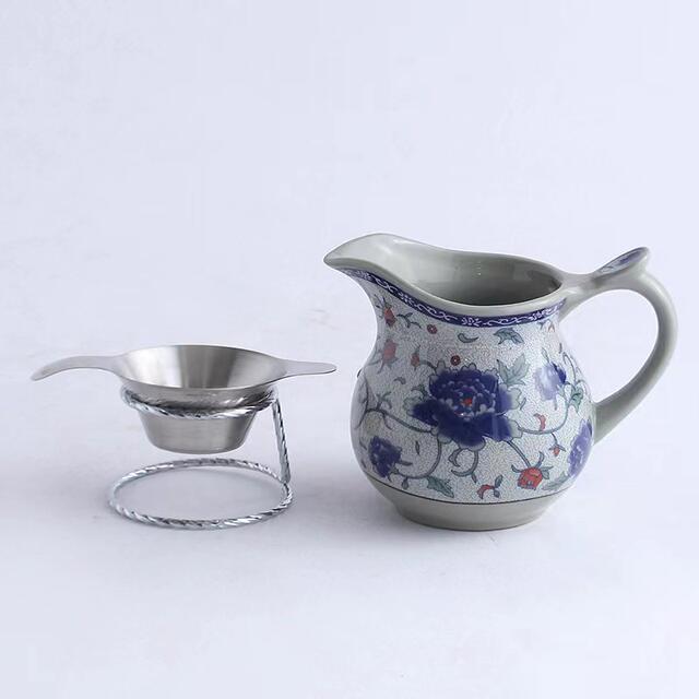 Qianshun ອັນດີງາມ porcelain ຄວາມອາດສາມາດຂະຫນາດໃຫຍ່ retro ຊາທະເລ