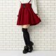 Japanese single women's lolita style sweet and cute corduroy suspender skirt with loose waist in spring, autumn and winter
