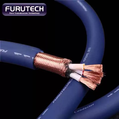 保真古河Furutech FP3TS20蓝丝带OCC单结晶铜 hifi发烧电源散线 - 图1