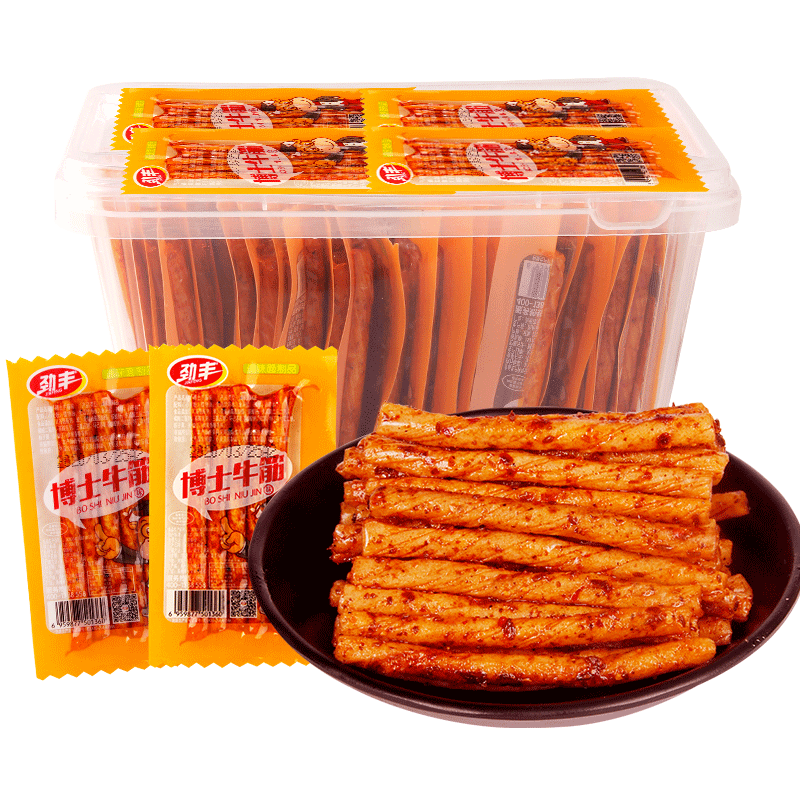 劲丰博士素牛筋50小包装辣条8090后双小零食小吃休闲食品麻辣儿时 - 图3