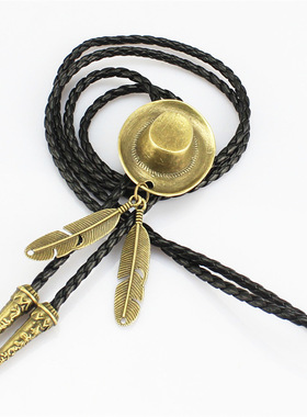 美式风男士波洛领带礼盒装吊坠