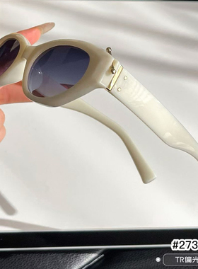 复古玳瑁老钱风猫眼墨镜女款高级感大框大脸偏光开车专用太阳镜