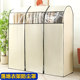 Floor-standing clothes rack dust cover household bedroom simple transparent full-cover drying clothes rack dust cover cloth cover