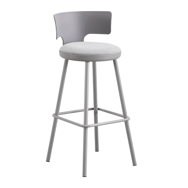 芃凡特北欧高脚凳酒吧椅前台吧台椅子凳子软包靠背家用吧台高脚椅,淘宝优惠券,粉丝福利购,淘宝优惠卷