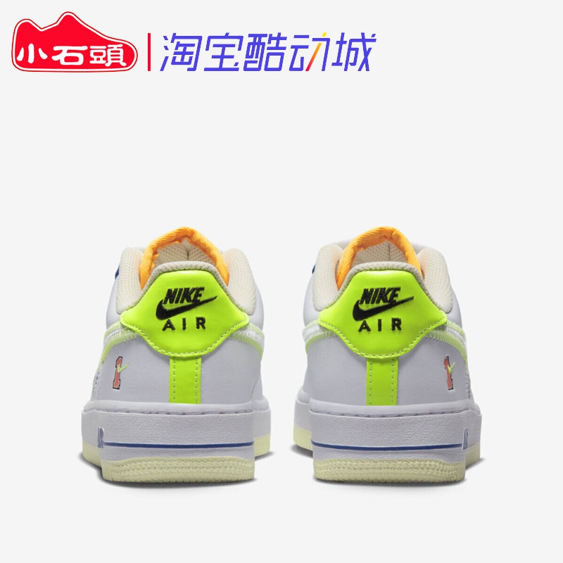 NIKE AIR FORCE 1 GS AF1空军一号白蓝女低帮休闲板鞋FB1393-111-图2