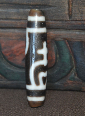 孤品西藏包浆宝瓶天珠项链吊坠