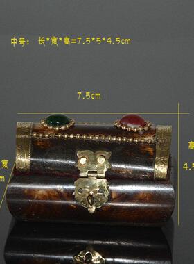 藏式天然牦牛骨手链项链首饰盒戒指耳环收纳盒珠宝盒手工复古民族