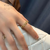 Yushu’s high-end light luxury rings are interlocking