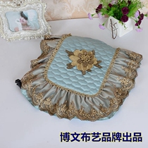 Boven Brand upscale European Lace Embroidery Telephone Mat Telephone cover Phone cover anti-dust leaning City Love