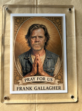 “无耻之徒”美剧弗兰克 活在当下 桌面摆件摆台装饰品小众趣味