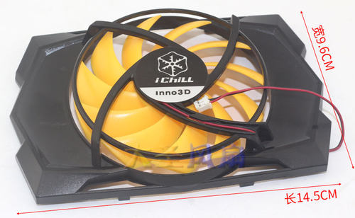 Inno3D 映众GT240 TK CF-12915B HA9515L12C-Z 多款显卡散热风扇 - 图2