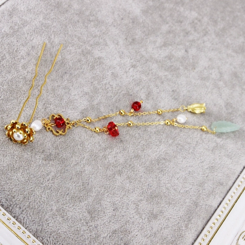 Ханьфу ручной работы, аксессуар, китайская шпилька, ювелирное украшение, набор материалов, DIY