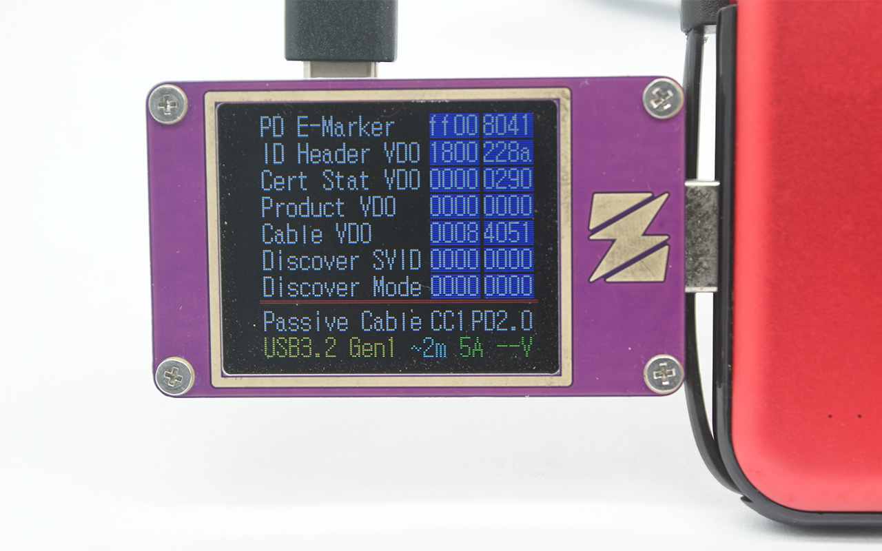 USB3.1/3.2 Gen1 5A 双头type-c数据线 约1.8米 100W PD快充cc线 - 图1