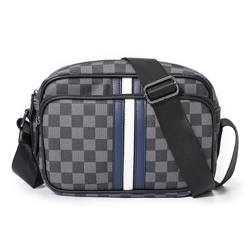 潮牌男士单肩包皮质街头潮男情侣斜跨包横款字母小方包手机斜挎包,淘宝优惠券,粉丝福利购,淘宝优惠卷