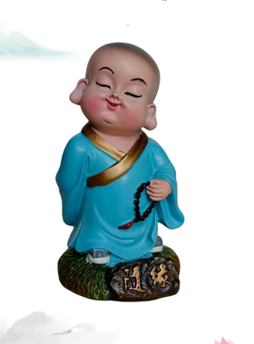 树脂摆件车载居家沙弥禅意小和尚
