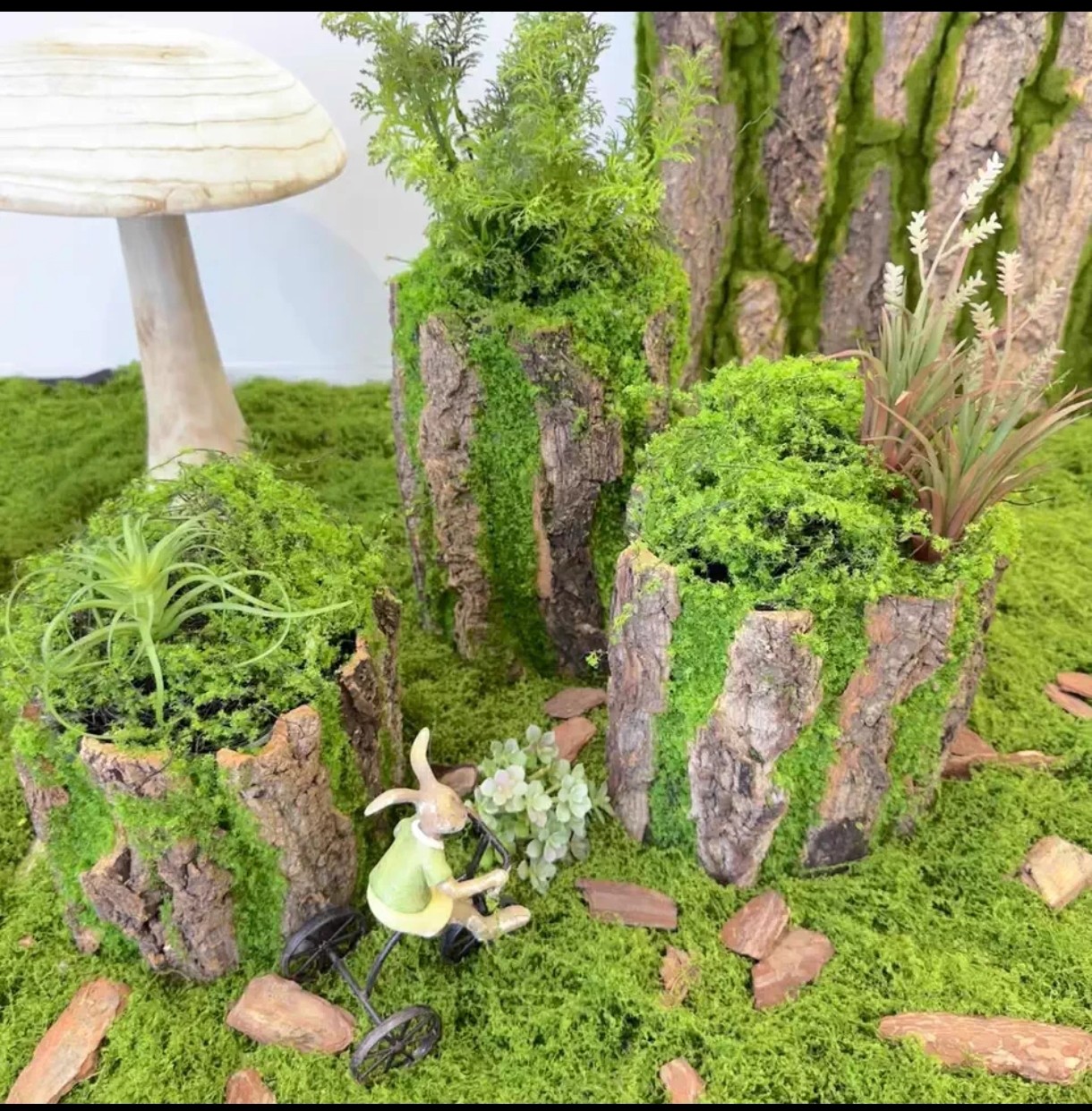 仿真苔藓假青苔丛林仿生草皮造景丝线植被diy假草皮草坪花盆铺面,淘宝优惠券,粉丝福利购,淘宝优惠卷