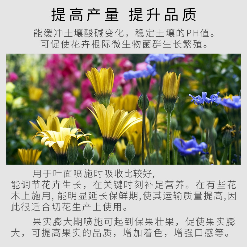 国光磷酸二氢钾肥料植物花卉专用叶面肥君子兰大量元素水溶肥农用