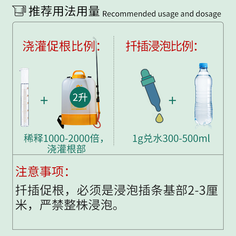 国光生跟强力生根粉萘乙酸多肉月季苗木花卉植物扦插移栽生根剂-图2