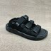 Mùa hè 2019 mới bị hỏng mã xử lý giày nam thời trang ngụy trang hở ngón Velcro Phiên bản tiếng Hàn của đôi dép nam cơ bản - Sandal giày mọi nam Sandal