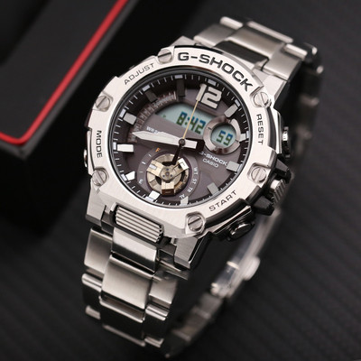 【G表弟】卡西欧 G-SHOCK   GSTEEL系列 科技钢带 手表