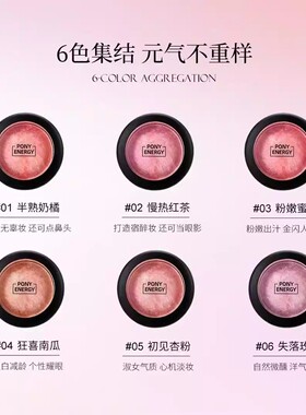PONY ENERGY佩琪妮焕彩花色腮红SKIN FOOD思亲肤网红胭脂多色烤粉