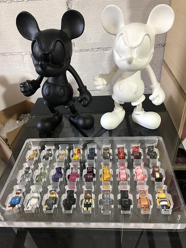 bearbrick100% display box水晶透明展示板27格装 - 图1