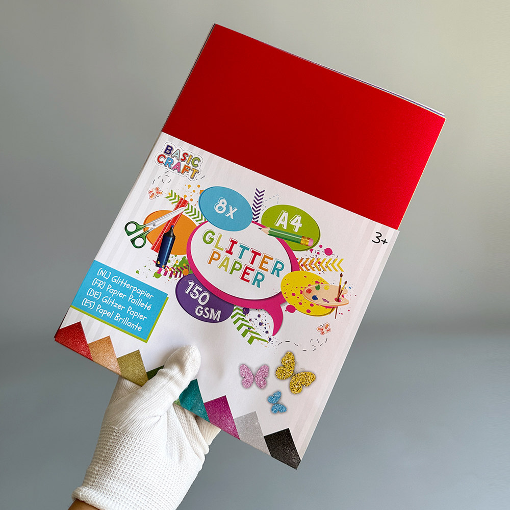 出口欧洲原单！A4加厚彩色闪光卡纸10张 贺卡派对邀请函手工材料,淘宝优惠券,粉丝福利购,淘宝优惠卷