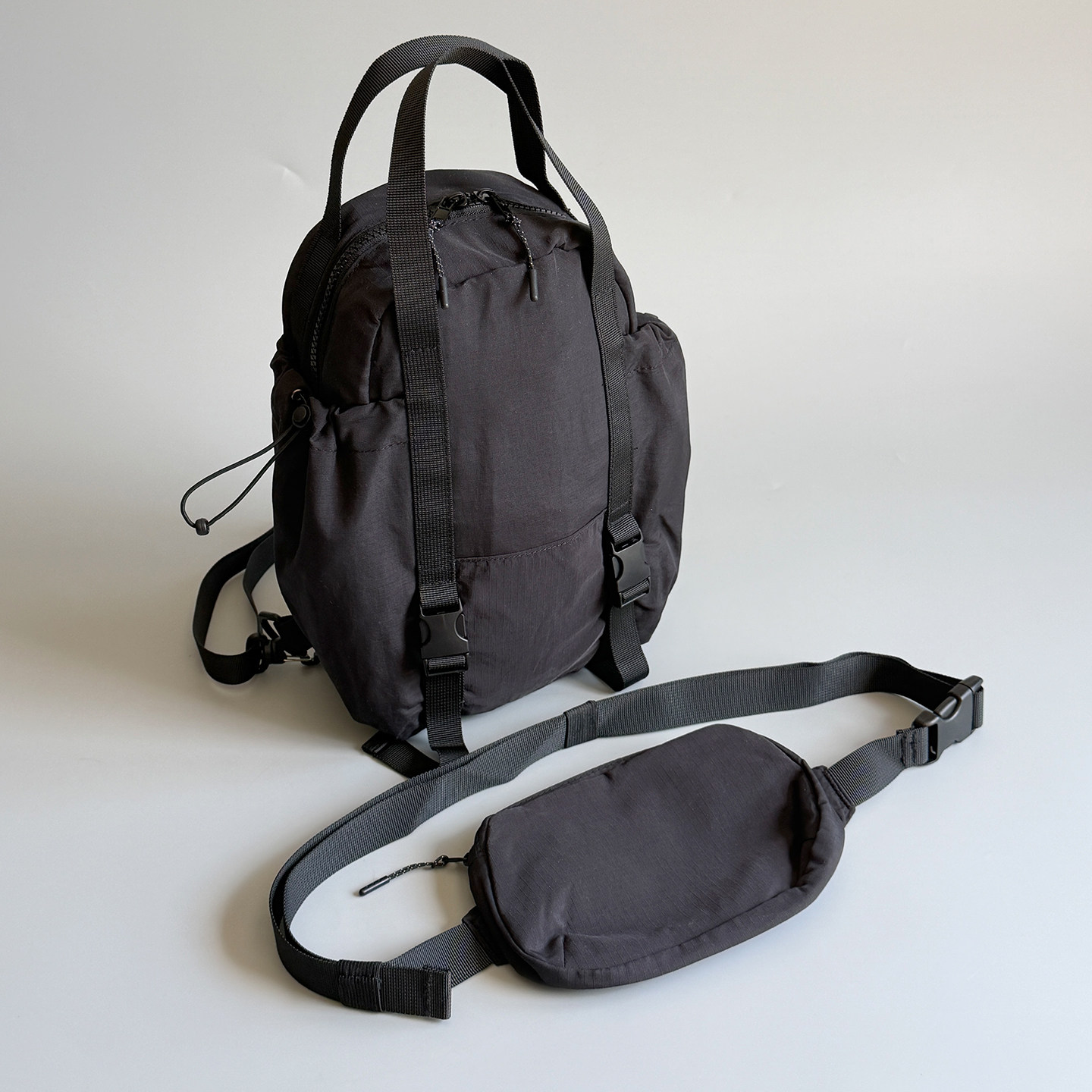 Chulaomei multifunctional lightweight sports backpack + chest bag