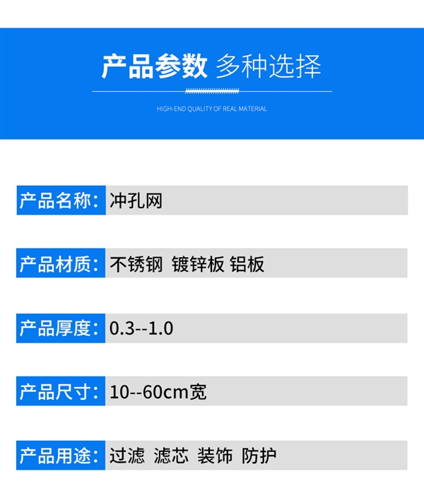 不锈钢冲孔网板装饰过滤镀锌洞洞板音箱铁网金属网片喇叭网-图2