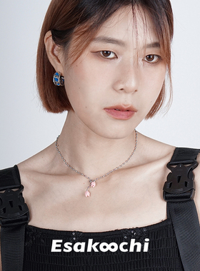 铃兰花开前开口锁骨链气质甜美