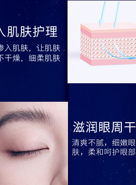 上朵眼部套盒精华液走珠眼霜