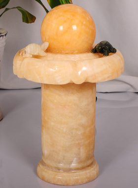 万宝天然流水喷泉结婚开业工艺品