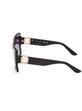 代购GUESS男士太阳镜遮光防紫外线清晰视野时尚造型方形黑色