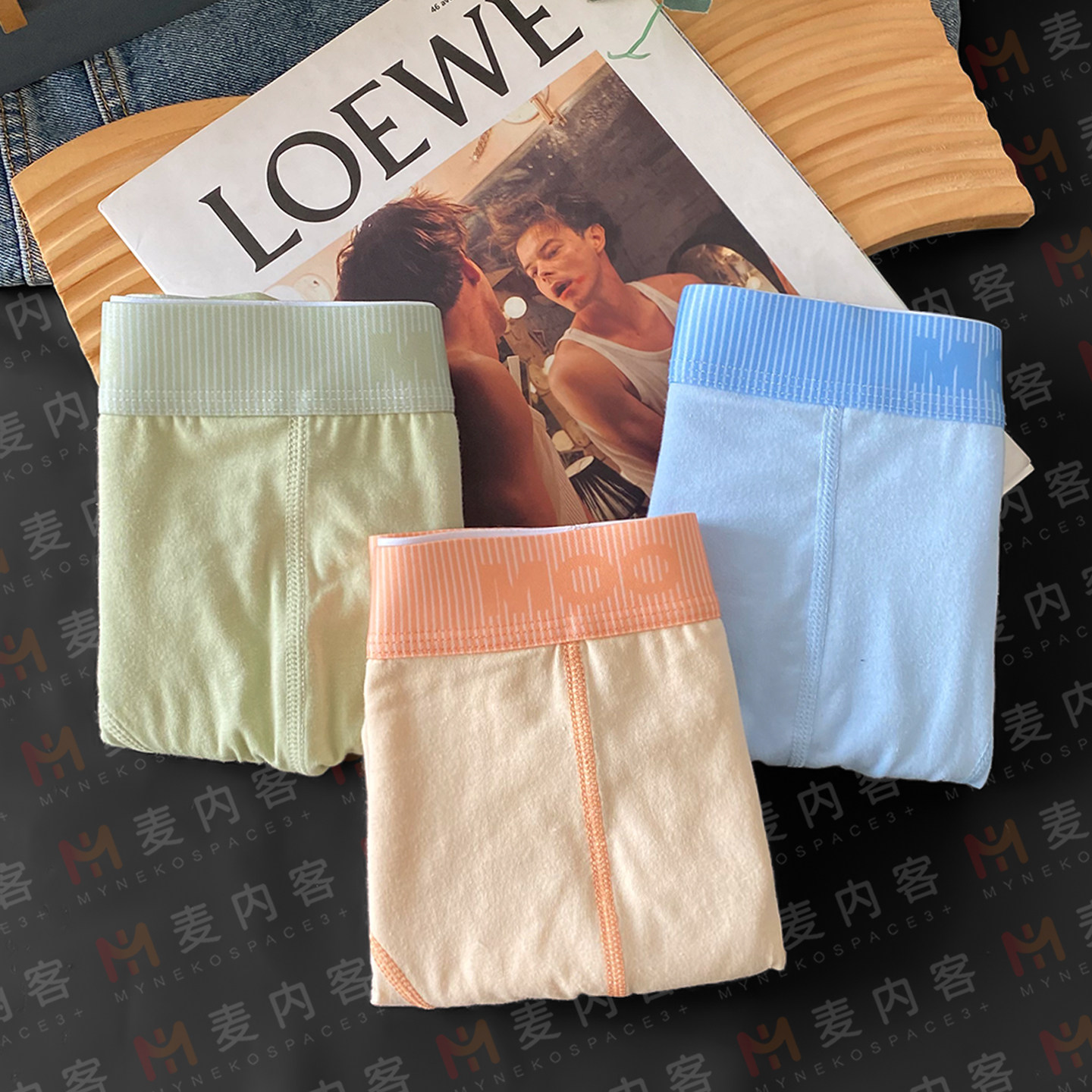 防磨腿男士内裤男平角裤青少年纯棉跑步运动加长中裤男生四角裤头,淘宝优惠券,粉丝福利购,淘宝优惠卷