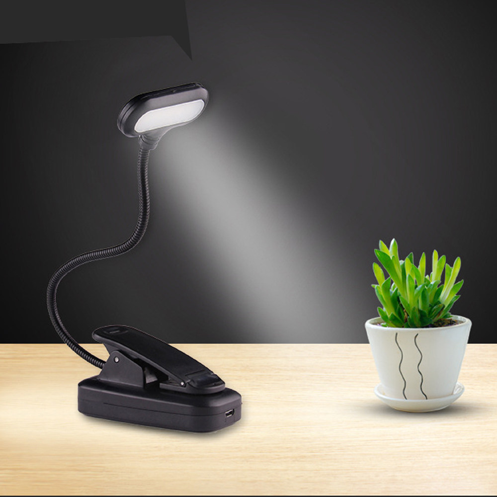 夹子书夹灯夹式乐谱架灯金属软管LED灯宿舍学习床头阅读护眼台灯,淘宝优惠券,粉丝福利购,淘宝优惠卷