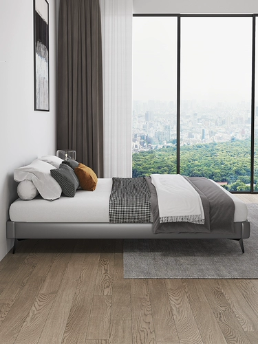 Легкая роскошная минималистская кровать без кроватей без лечения полки кровати татами современная минималистская настройка