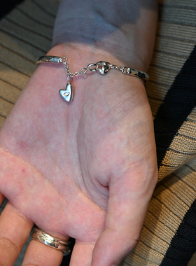 PetitQuatr999纯银轻奢开口手镯