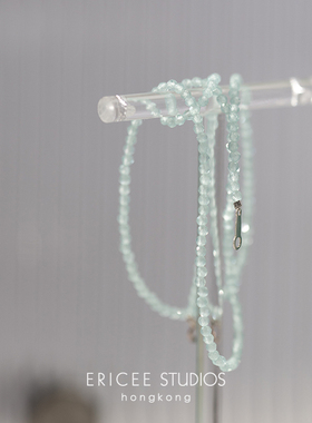 ericee一抹天青色烟雨串珠项链