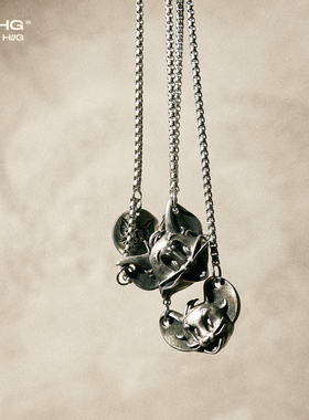 BJHG不计后果猫和老鼠联名做旧项链男女款潮牌设计感情侣百搭配饰