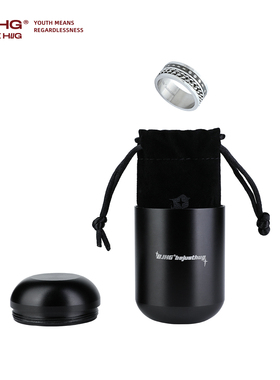 摩斯密码LOVE复古钛钢情侣戒指潮