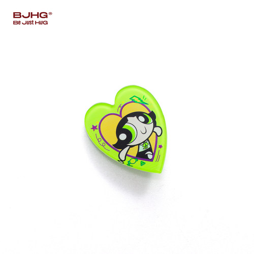【飞天小女警联名】BJHG不计后果多巴胺爱心发夹潮流百搭发卡配饰 - 图3