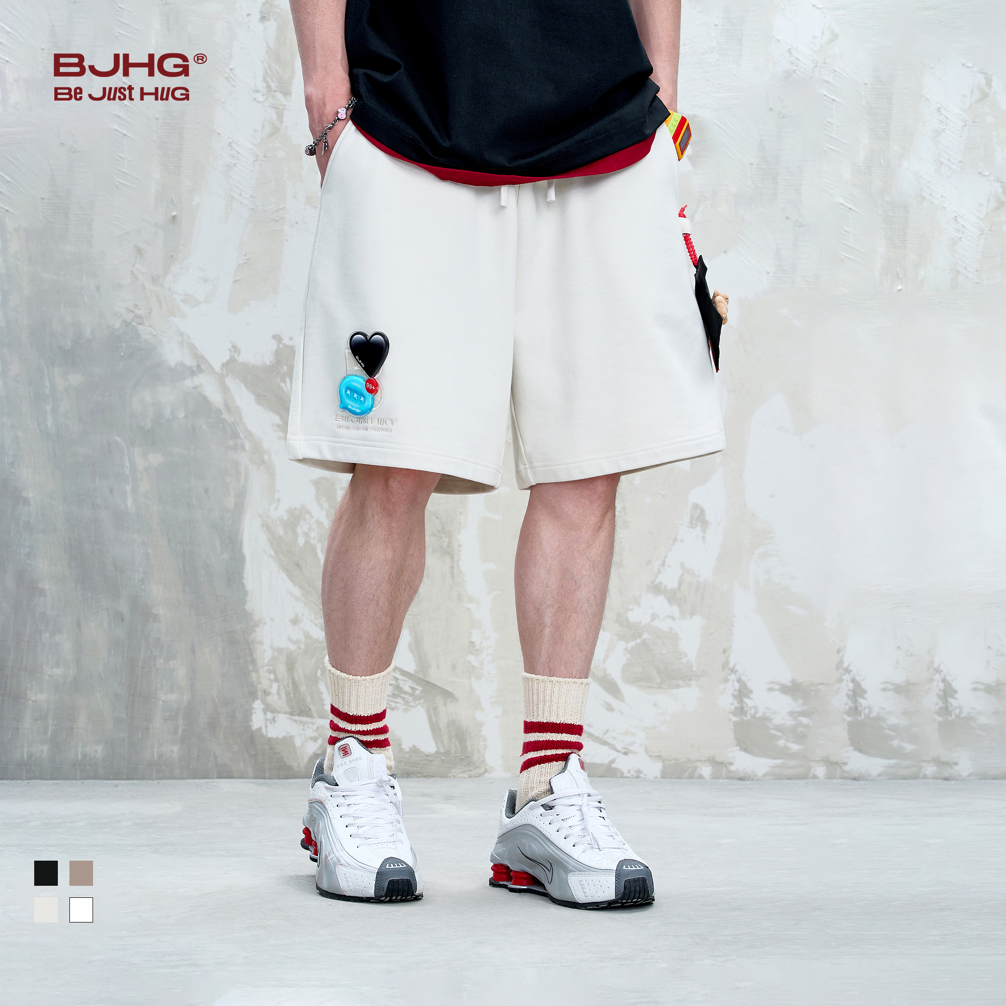 【2件99】限量福袋BJHG夏季款盲盒福袋两件装短袖T恤短裤中袖背心