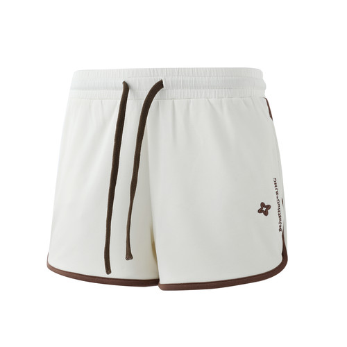 BJHG不计后果辣妹白色运动短裤女夏季空气层潮牌户外健身休闲短裤 - 图3