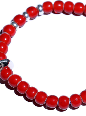 琉璃项链琉璃印第安风格