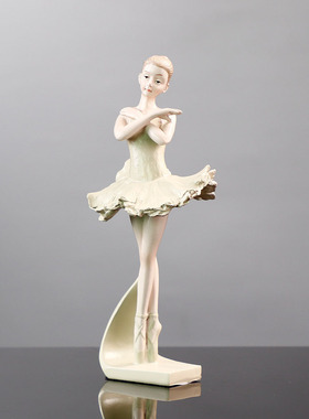 创意家居树脂工艺品芭蕾舞女孩客厅卧室艺术样板间家居装饰品
