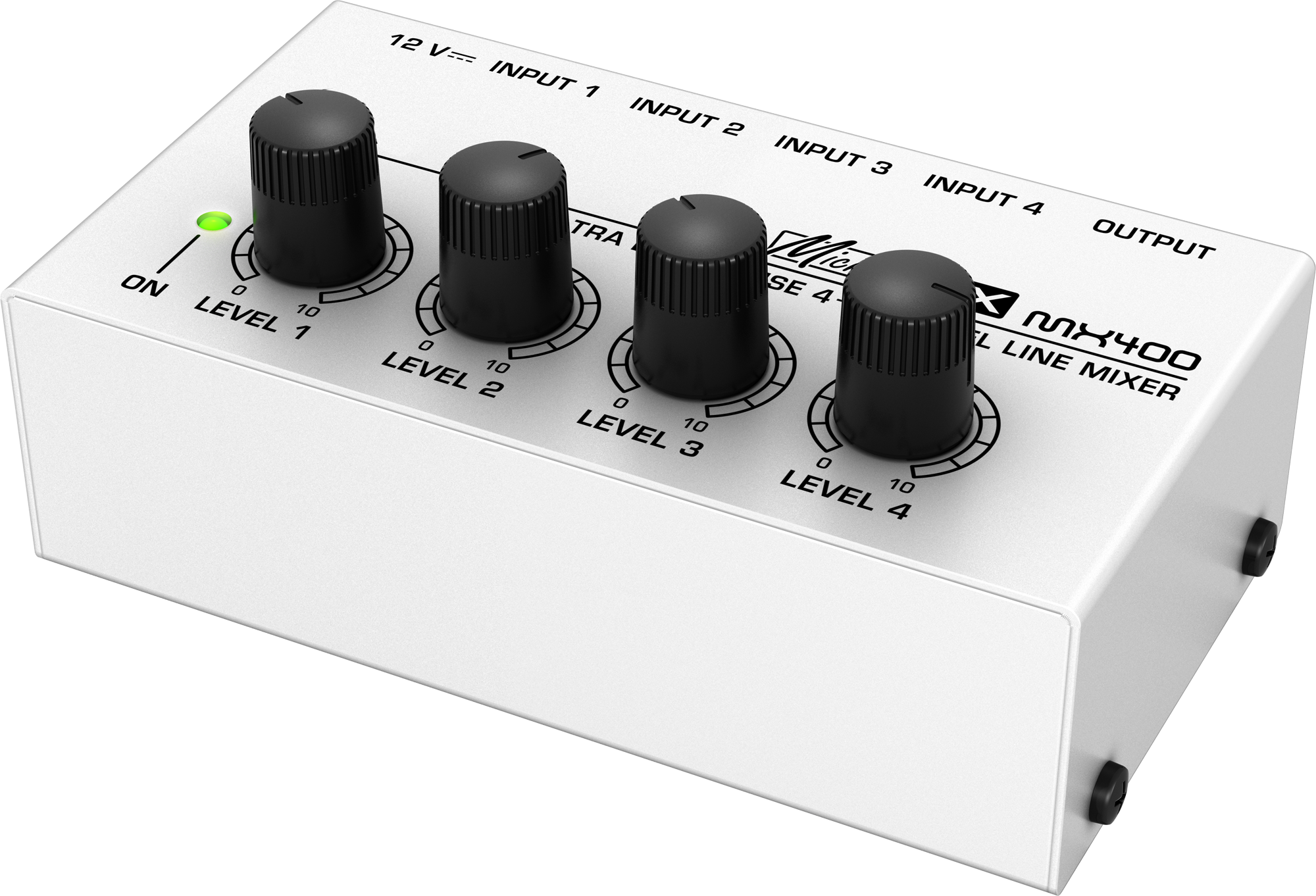 MX400 4路迷你型混音器小型调音台 4路调音台混音音频混合器-图3