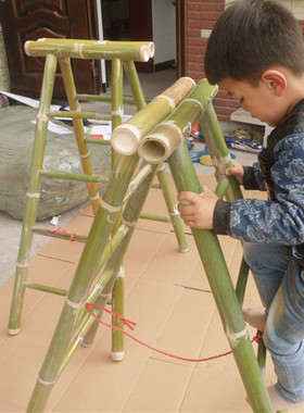 幼儿园攀爬梯竹梯毛竹梯